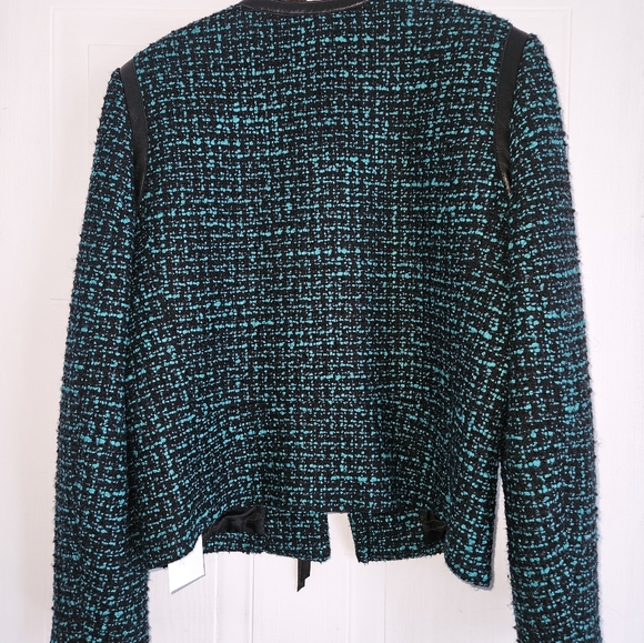 Sandro green tweed jacket - Picture 3 of 8